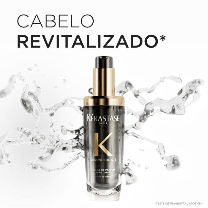 Kit Kérastase Óleo Chronologiste Huile de Parfum Revitalizing com Refil - Image 6