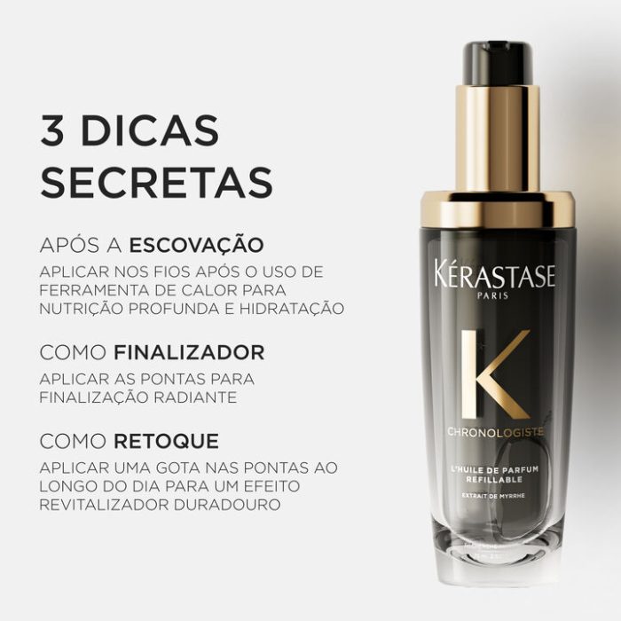Kit Kérastase Óleo Chronologiste Huile de Parfum Revitalizing com Refil - Image 7