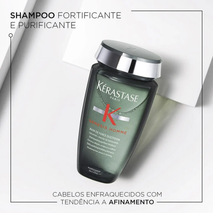 Shampoo Kérastase Genesis Homme Bain de Force Quotidien - Image 2