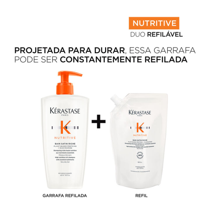 Refil Shampoo Kérastase Nutritive Bain Satin Riche - Image 7